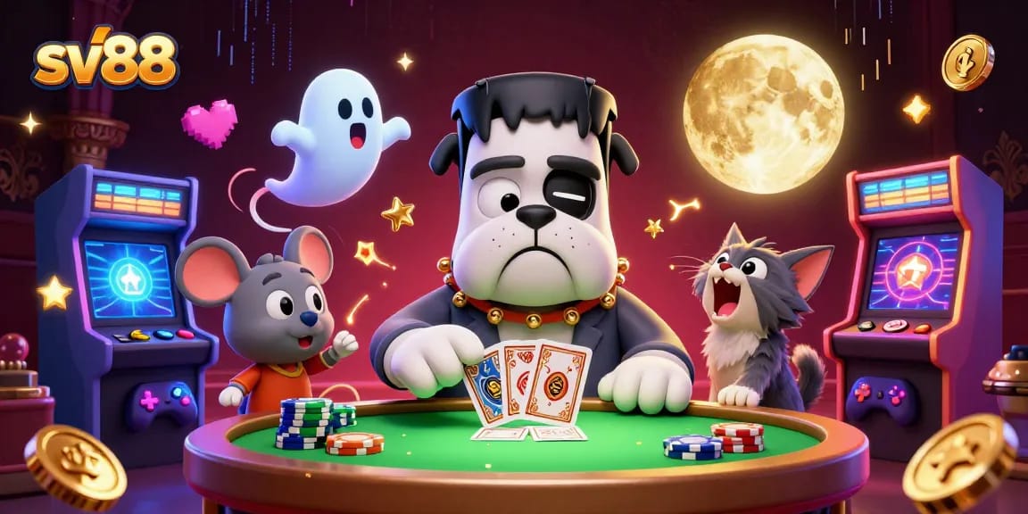 sv88 engaging players with lively casino action from a colorful 3D game illustration