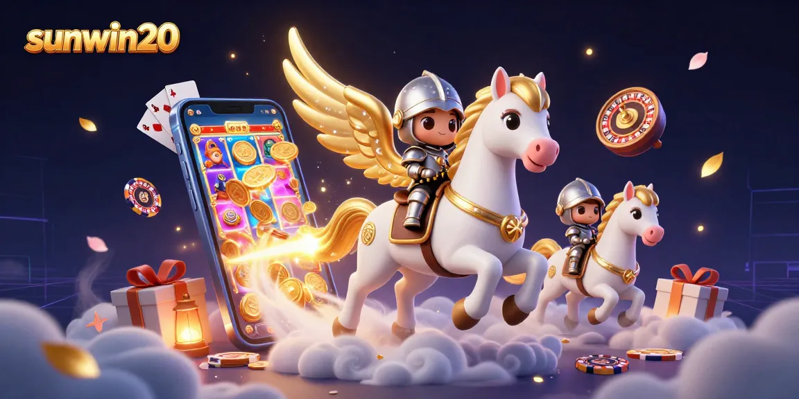 Experience the thrill of sunwin20 with dynamic casino elements and fantasy imagery.