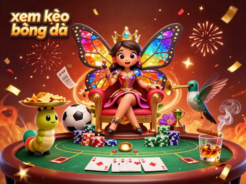 Engage with thrilling action as xem kèo bóng đá showcases a colorful sports betting scene with magic and excitement.