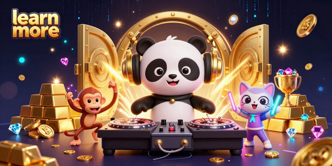Learn more about exciting casino adventures with a DJ panda and dancing characters.